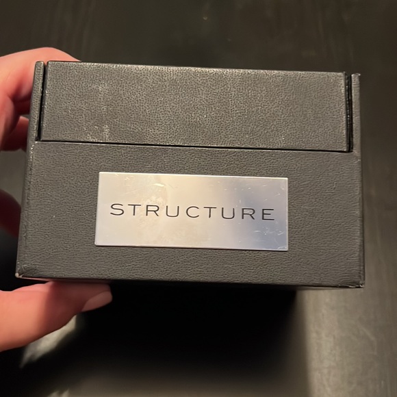 Large Face Black & Blue Structure Watch, New in Box - some defects, see photos - Picture 6 of 6